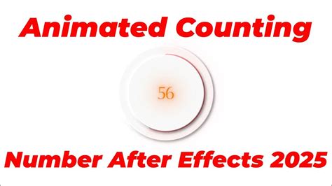 Image result for Counting Numbers After Effects