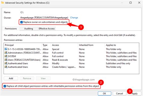 Toradh íomhá ar Permissions EventLog Local User Account Windows 11