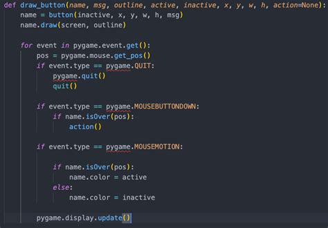 Toradh íomhá ar Exit Button Pygame