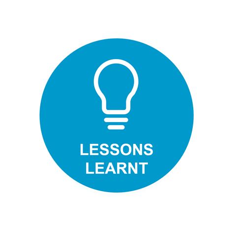 Image result for Lessons Learned Simbolo