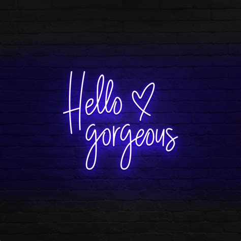 Neon Signs Hello Hand Some के लिए छवि परिणाम