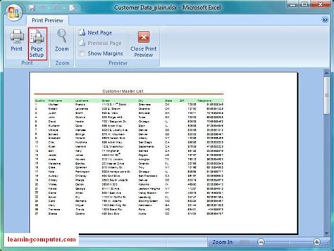 Image result for Excel Layout Tab