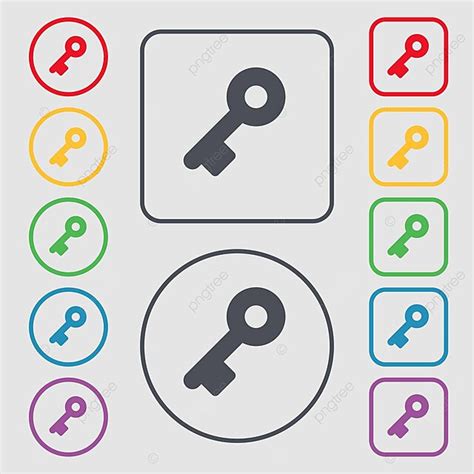Image result for Password Round Key Icon