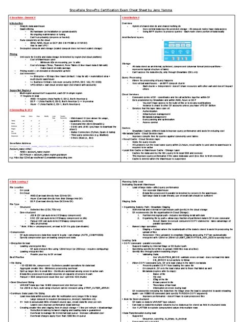 Afbeeldingsresultaten voor Snowflake to Databricks SQL Commands Cheat Sheet
