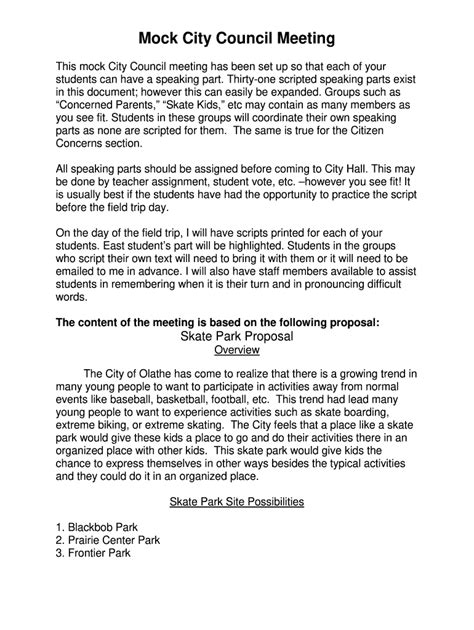 501C3 Meeting Script Example に対する画像結果