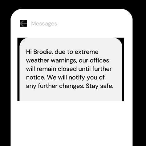 Text Message Alert に対する画像結果