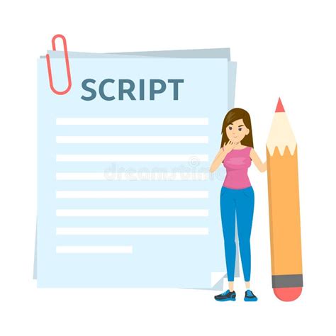 Script Writing Stock Illustrations – 42,083 Script Writing Stock ...