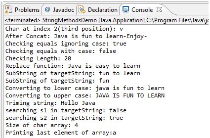 Image result for String Built in Methods in Java