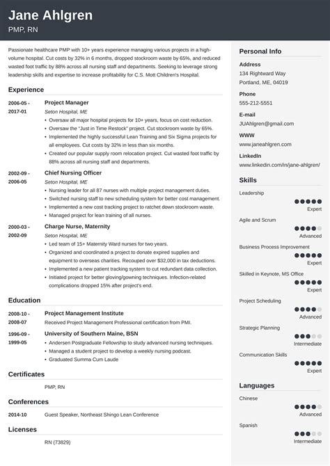 Toradh íomhá ar Professional Introduction Resume Examples