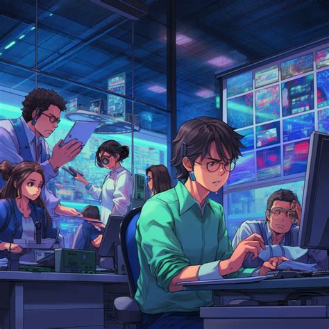 Afbeeldingsresultaten voor Anime About Computer Science Black
