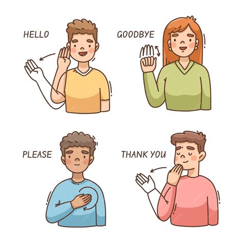 Image result for Sign Language Drawing 1