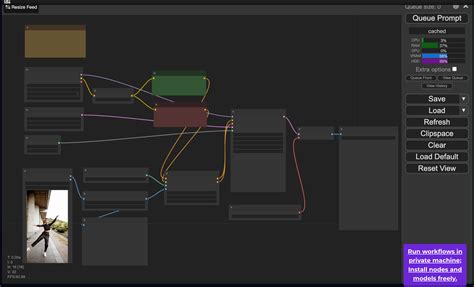 Comfy UI ControlNet に対する画像結果