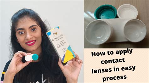 Image result for How to Put in Contact Lenses for a Beginner