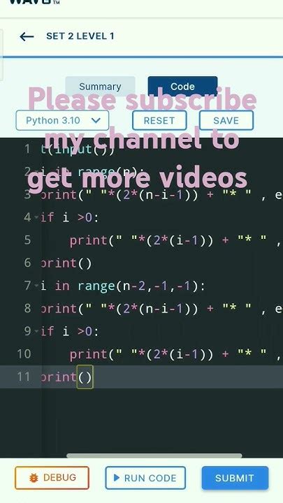 Hollow Pyramid in Python に対する画像結果