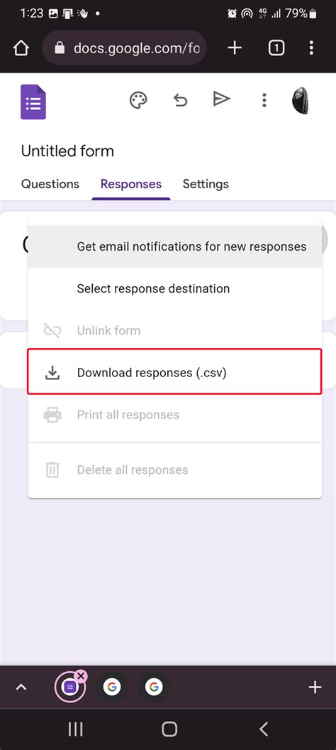 Image result for Google Survey Appendix Example
