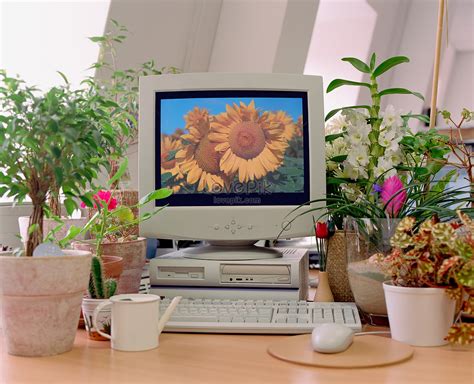 Computer Setup with Plants に対する画像結果