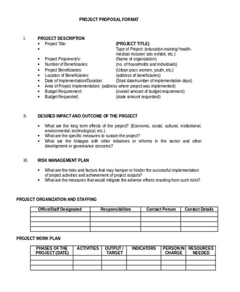 Afbeeldingsresultaten voor Sample Project Proposal Template PDF