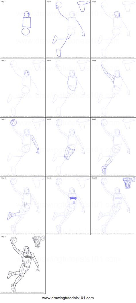 Image result for How to Draw Basketball Players Dunking