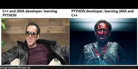 Afbeeldingsresultaten voor Java vs Python Tamil Meme Ideas