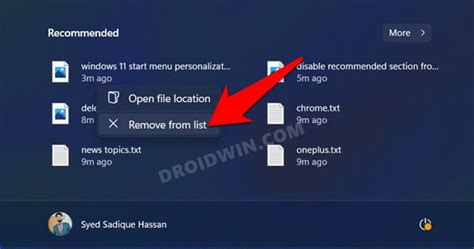 Image result for Disable Recommended Windows 11 Start Menu