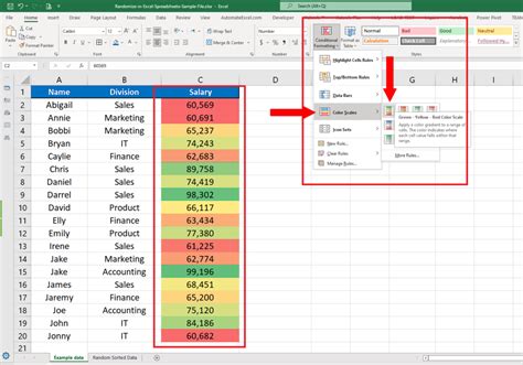 Image result for Examples of Color Excel Worksheets