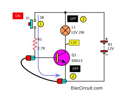 Image result for Transistor as Switch Experiment
