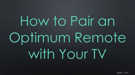 Image result for Optimum Remote Control