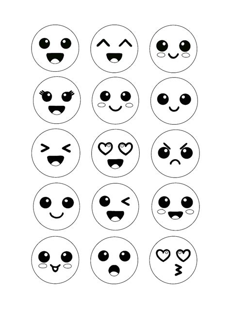 Image result for Smiling Emoji Coloring Pages