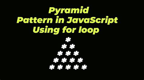 Afbeeldingsresultaten voor JavaScript Pyramid Pattern