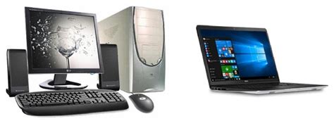 Desktop Computer vs Laptop に対する画像結果