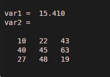 Toradh íomhá ar Output Variable in MATLAB