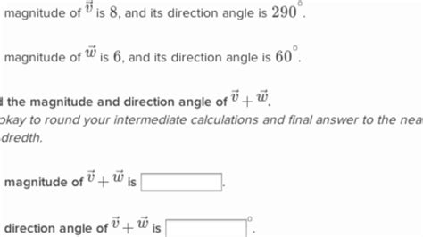 Toradh íomhá ar Vectors Word Problems