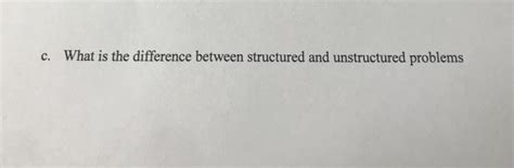 Structured Vs. Unstructured Problem in Management に対する画像結果