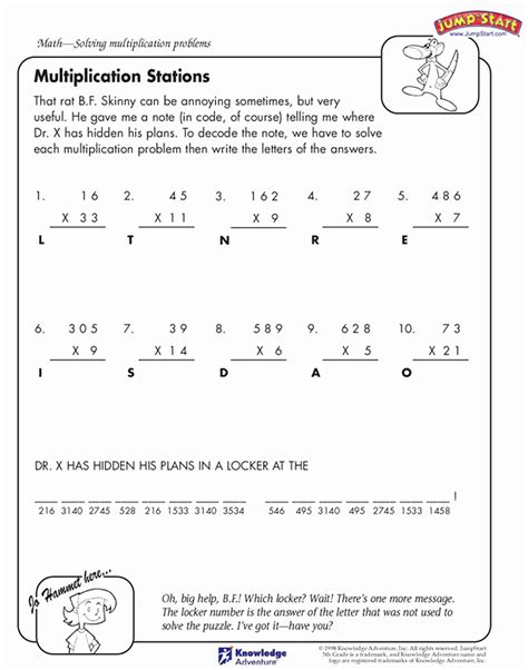 Secret Code Math Worksheets に対する画像結果