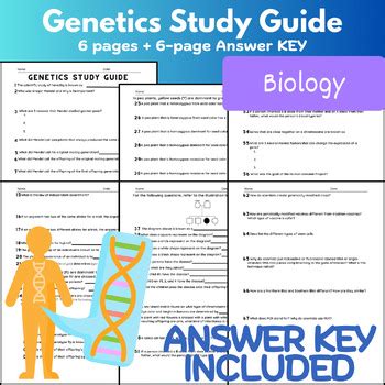 Image result for Genetics Study Guide Answer Key PDF
