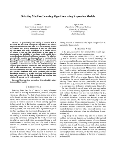 Afbeeldingsresultaten voor Machine Learning Algorithms Selection