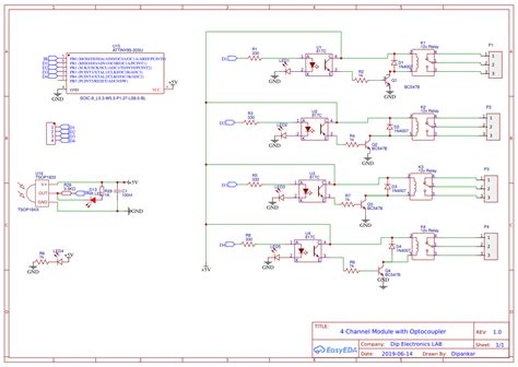 4 Channel Relay Module Circuit に対する画像結果