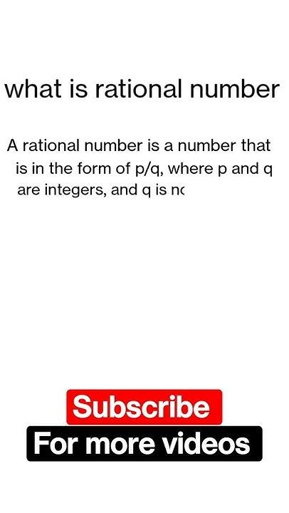 Image result for Rational Numbers Explained Easy