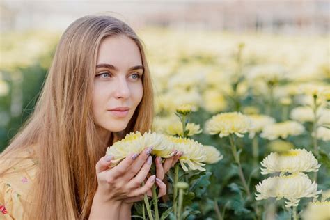 Image result for Woman with Flowers Side View