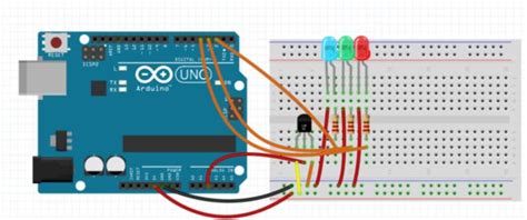 Image result for Arduino LED Thermometer