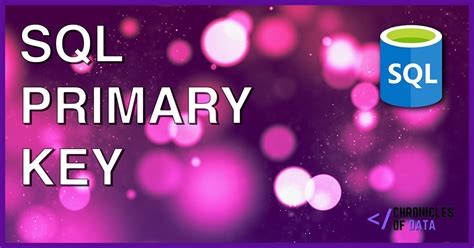 Image result for Définir Primary Key SQL