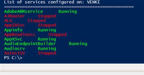 Image result for PowerShell to Get Windows Status