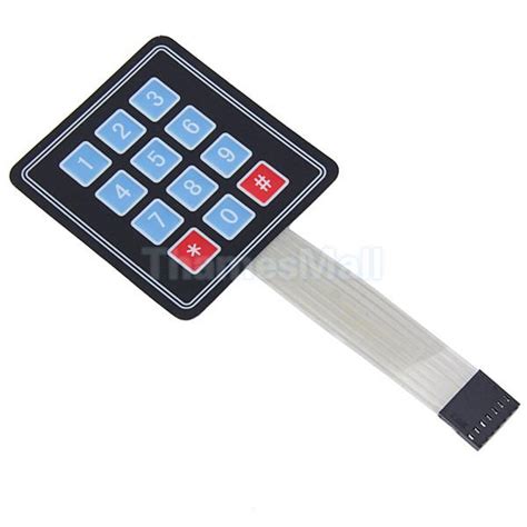 Image result for Arduino Membrane Keypad Pinouts