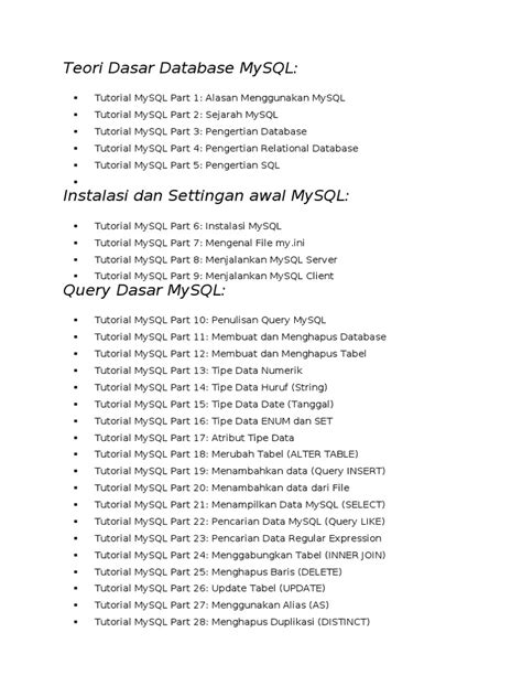 Query Dasar MySQL に対する画像結果