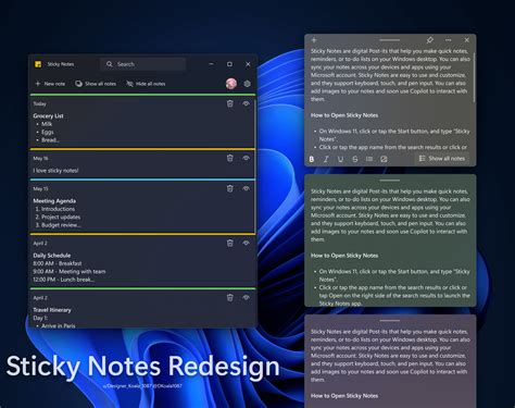 Image result for Sticky Notes Windows 11