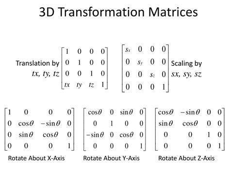 PPT - Understanding 3-D Coordinate Spaces and Projections PowerPoint ...