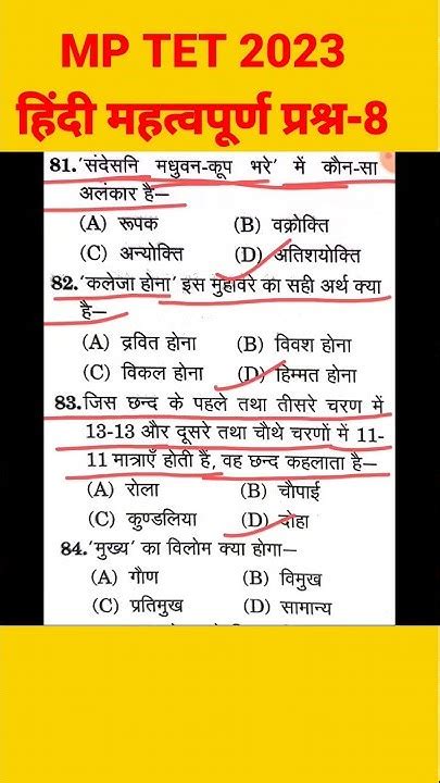 Image result for MP Tet Question Paper