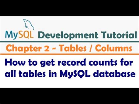MySQL Show Record Table Record に対する画像結果