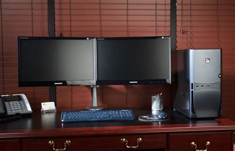 Image result for Dual Monitor Computer Cabinet
