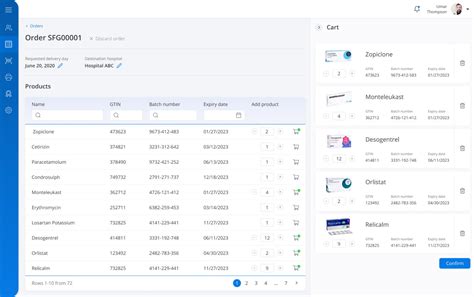 Image result for Order Management Interface